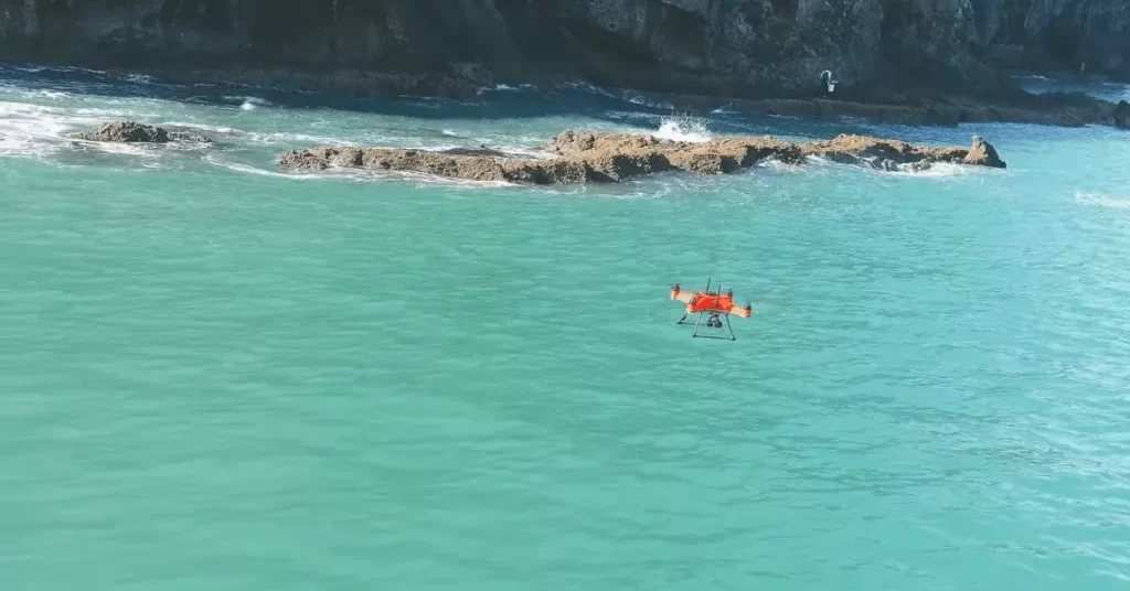 Waterproof fishing drone
